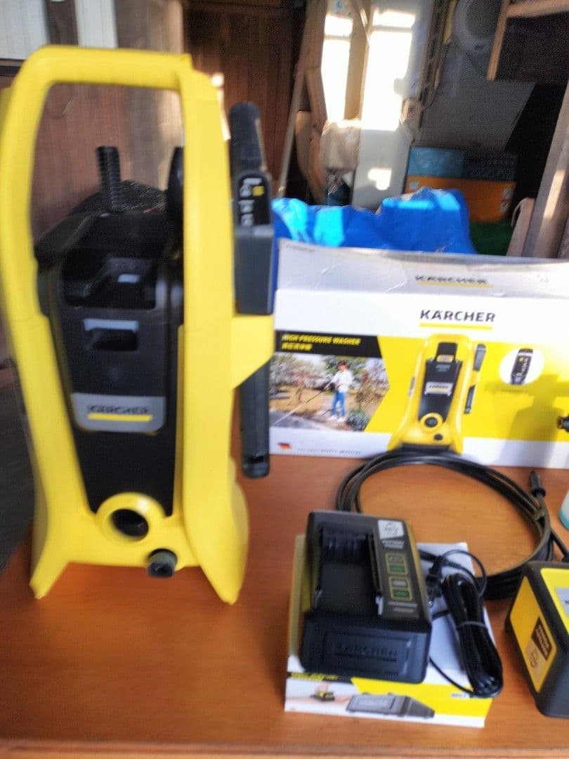 ケルヒャーK2 高圧洗浄機 36V/5.0Ahコードレスバッテリーセット+α
