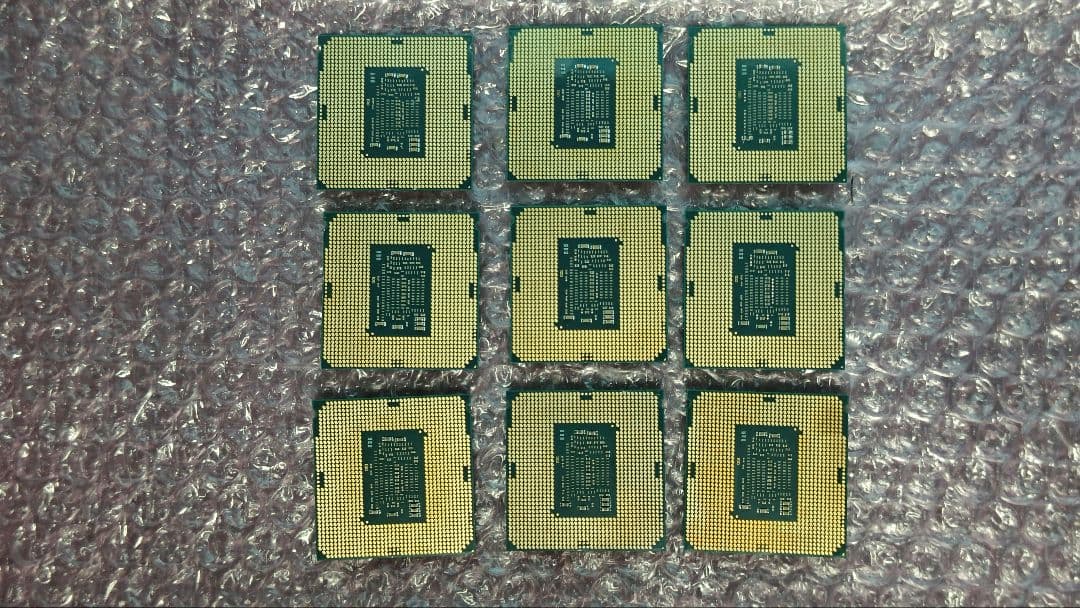 core i7 7700K 9個まとめ売り動作確認済み