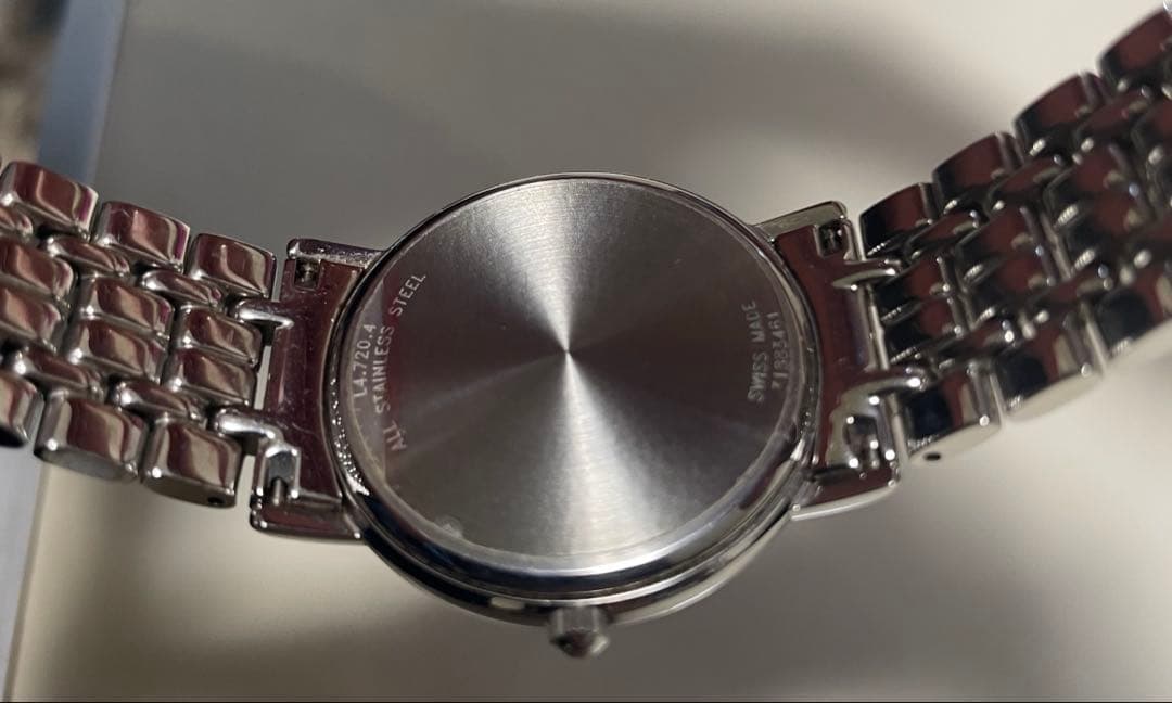 ロンジン　プレザンス　希少　激レア　シルバー クォーツ腕時計 ローマ数字