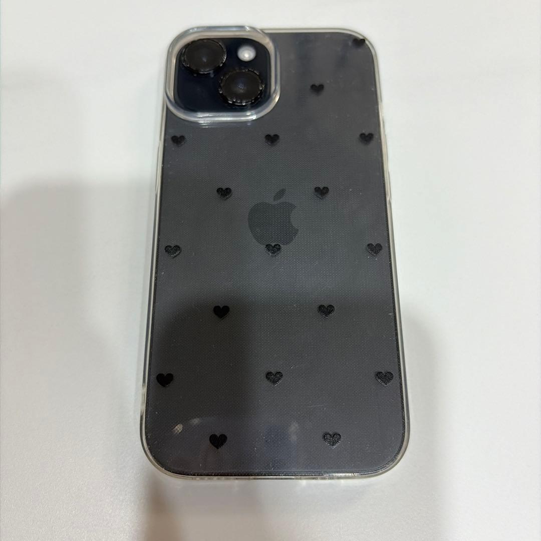 iPhone 15 ブラック (おまけケース・未使用ケーブル付)