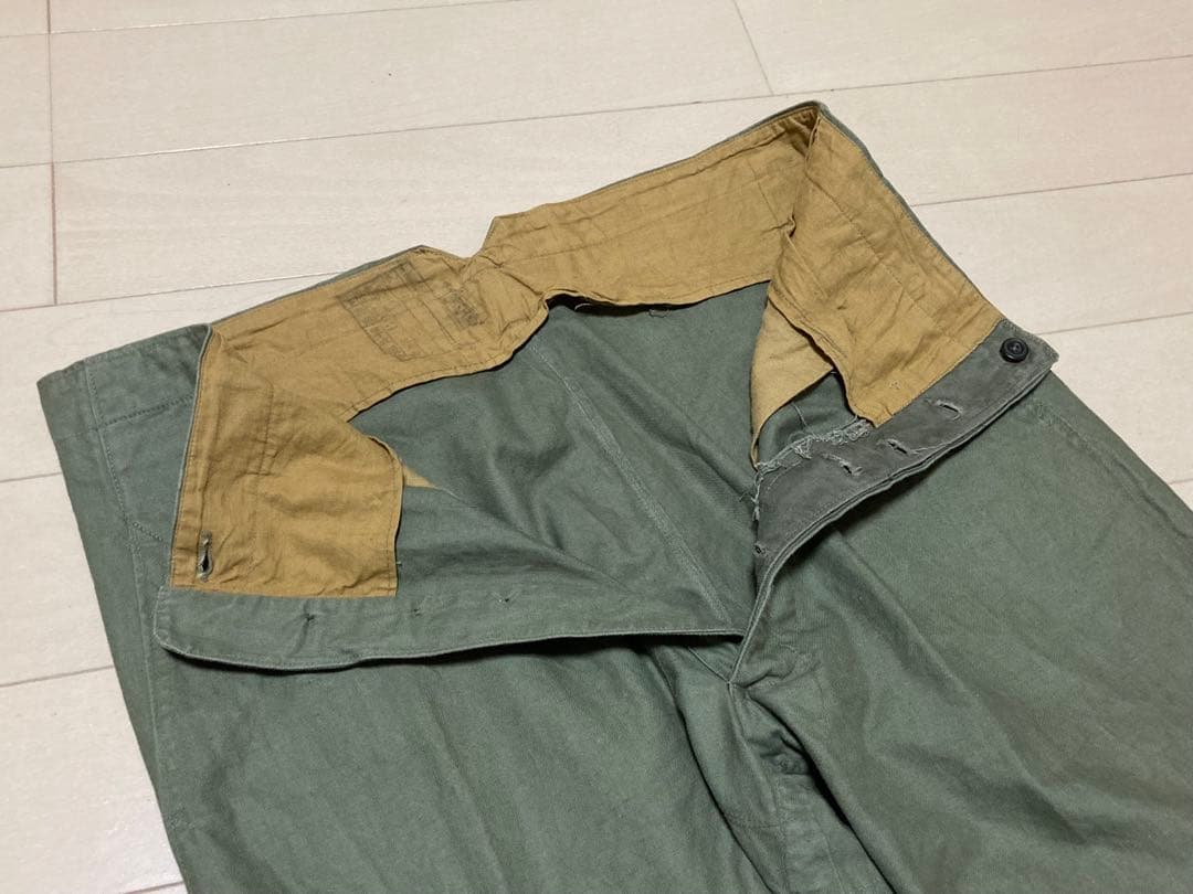 実物　日本海軍　第三種軍装　ズボン　上海衣糧廠