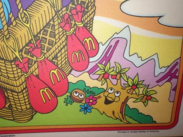 80’S★McDonald's★壁掛け★ポスター★40★ビンテージ★マクドナルド