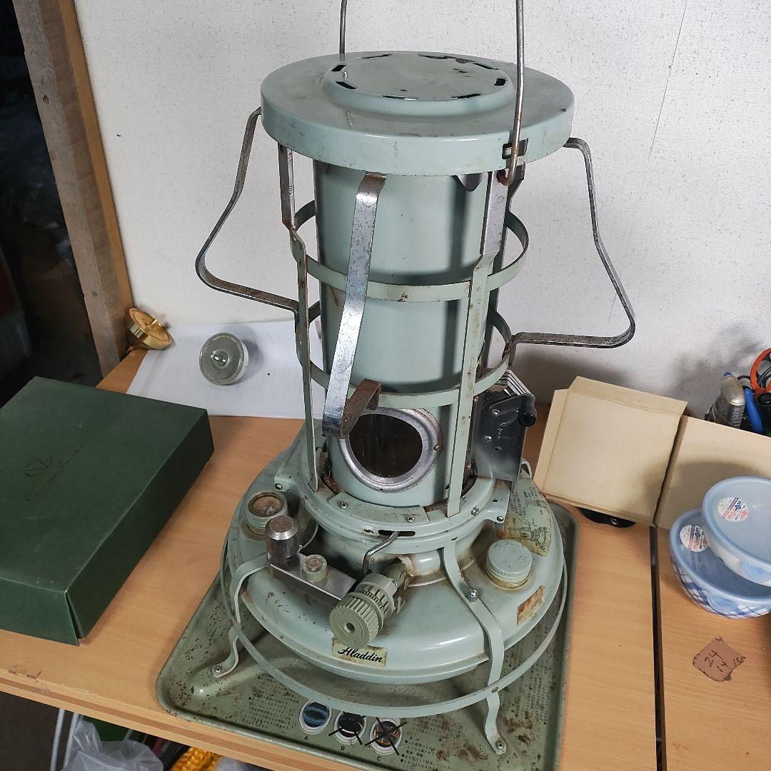 Aladdin ストーブ 緑色　元福堂さん