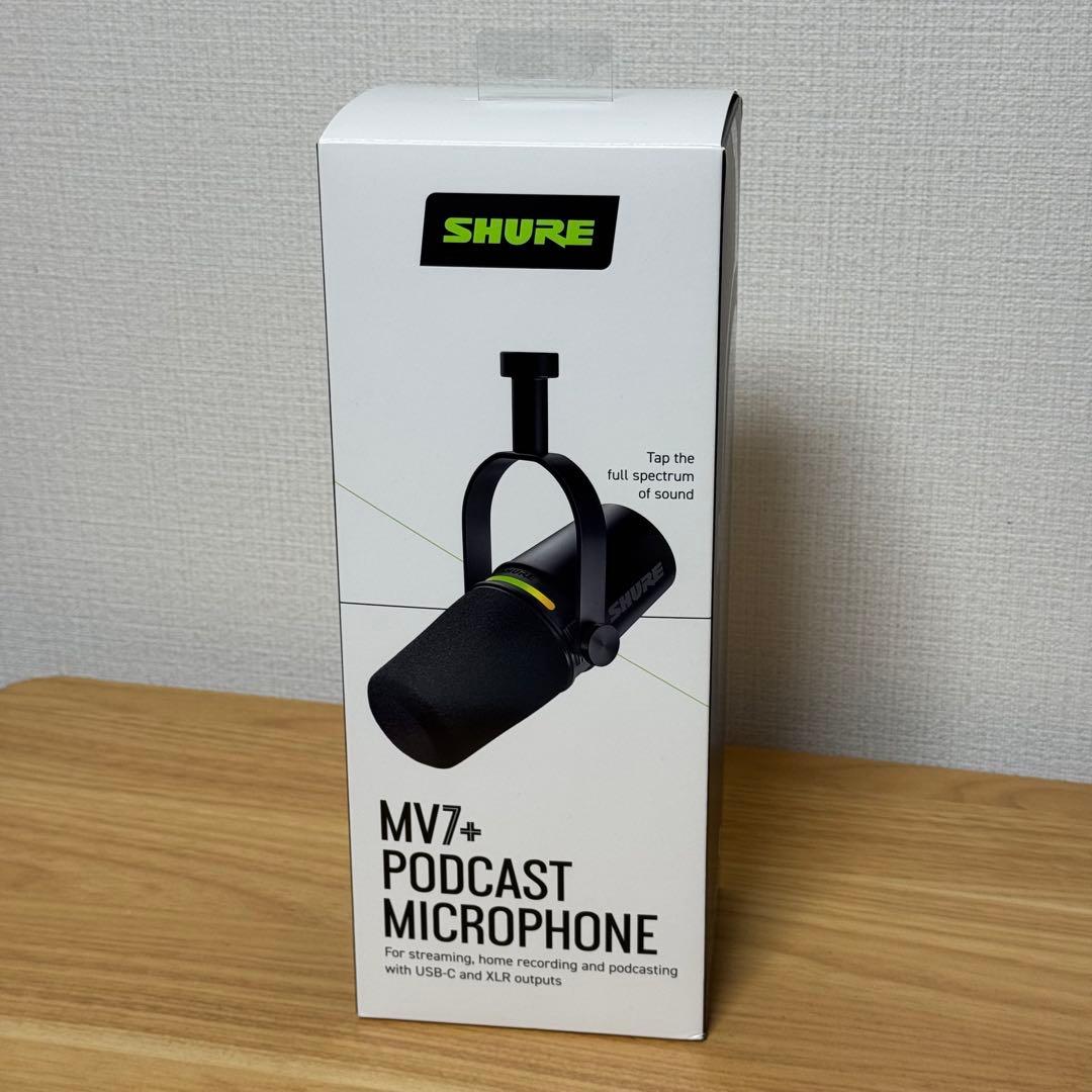 配信機器・PA機器・レコーディング機器 SHURE MV7+