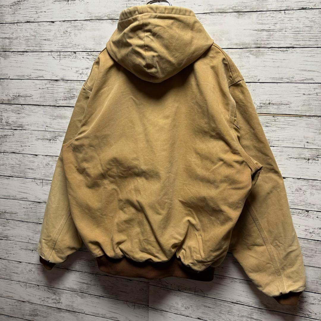 405【最高の使用感】カーハート　ダック地　希少なXL　アクティブジャケット