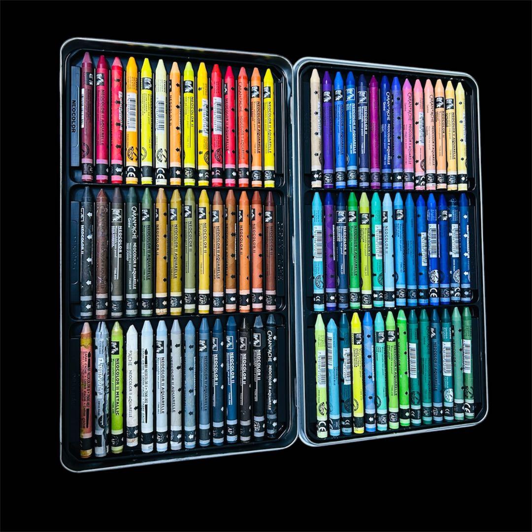 カランダッシュ NEOCOLOR II 84色セット　水溶性　パステル　画材