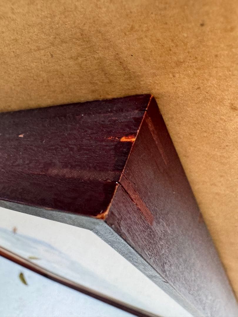 木版複製画日本画家堅山南風作品 【肥後椿】 額装品限定200部の第191号 箱付