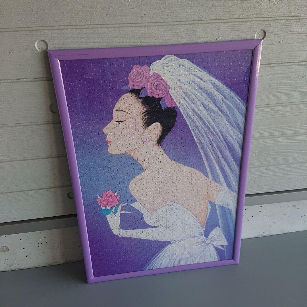 鶴田 一郎 桂 由美 ローズ ユミ Ⅱ 希少 レア 美人画 パズル 完成品 額付