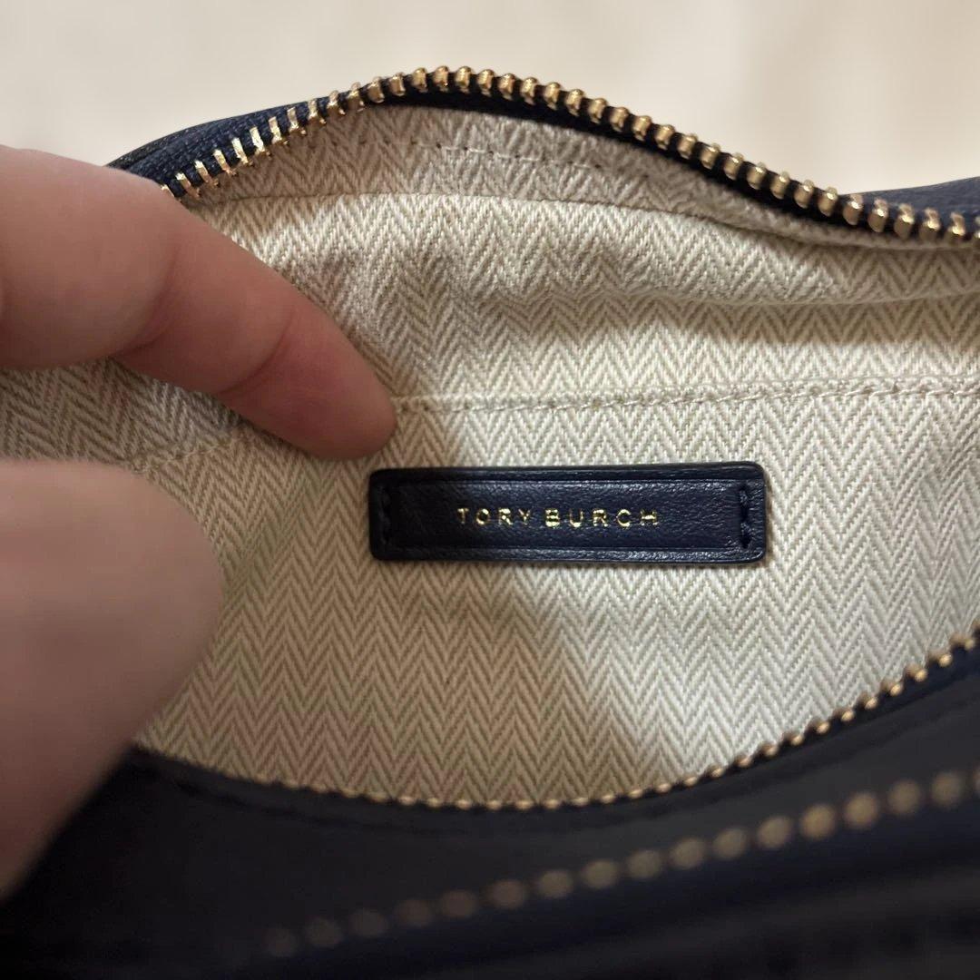 TORY BURCH ネイビー ショルダーバッグ