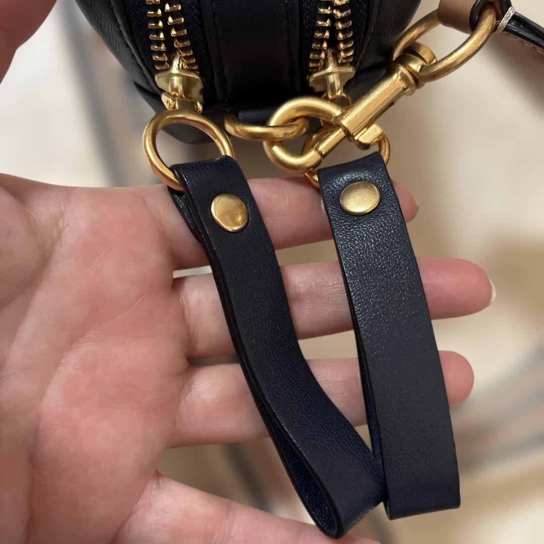 TORY BURCH ネイビー ショルダーバッグ