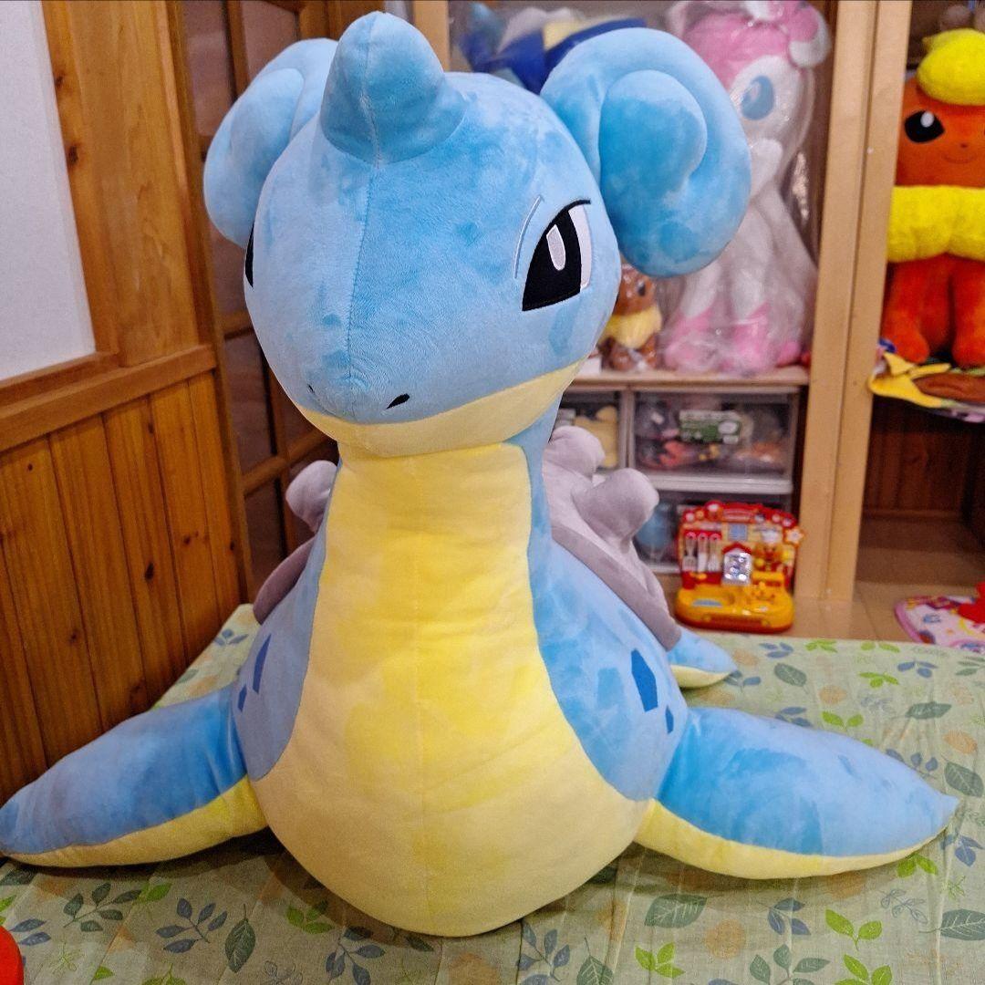 タグ付き　ポケモンセンター　ラプラス　超　ビッグ　ぬいぐるみ　クッション