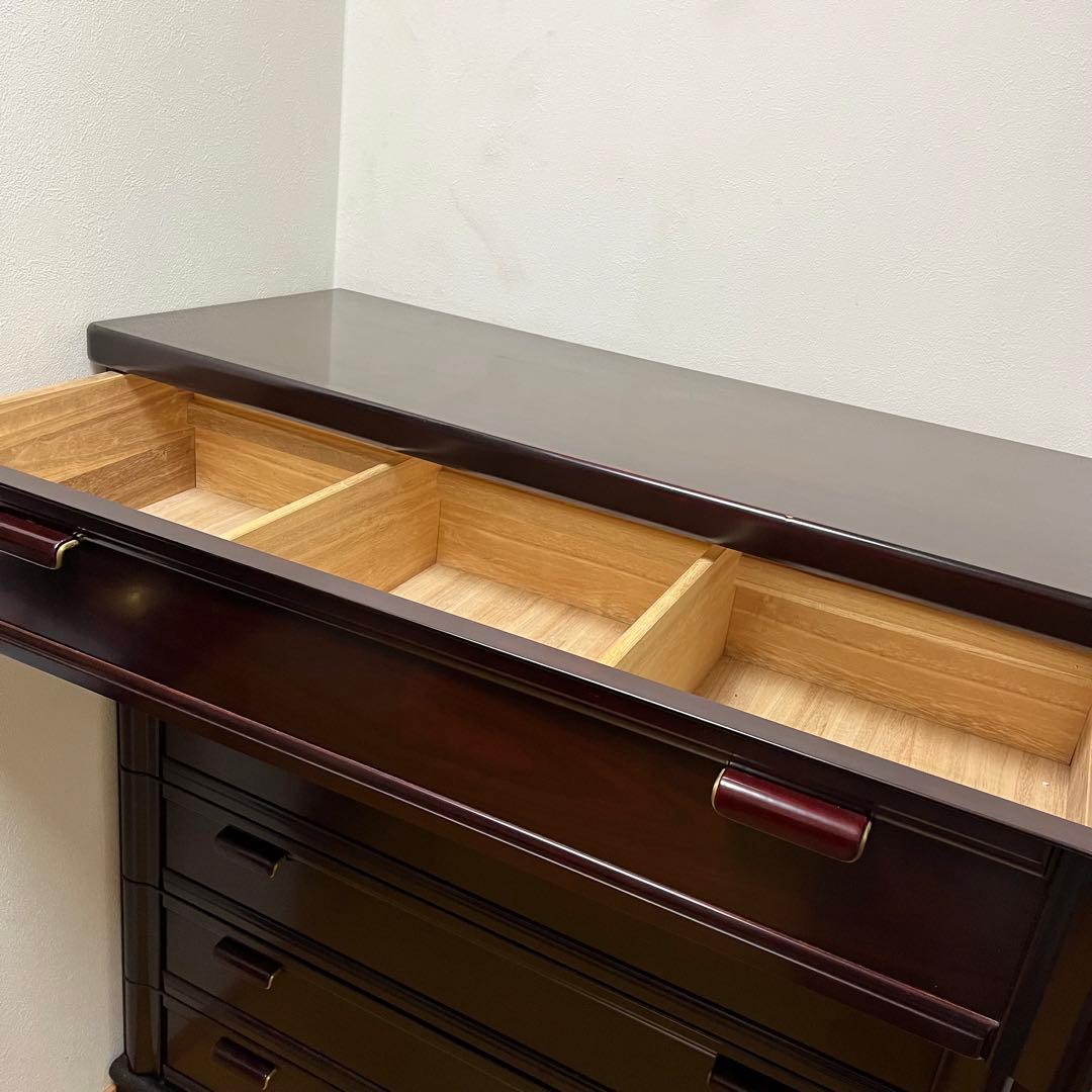 府中家具　高級　木製　6引き出し　箪笥　チェスト　ヴィンテージ　家具