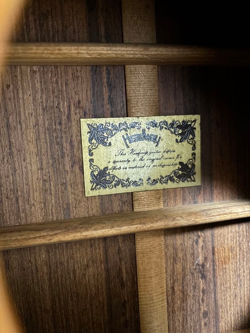 Headway ヘッドウェイHD-208ジャパンヴィンテージアコギ　調整済❗️