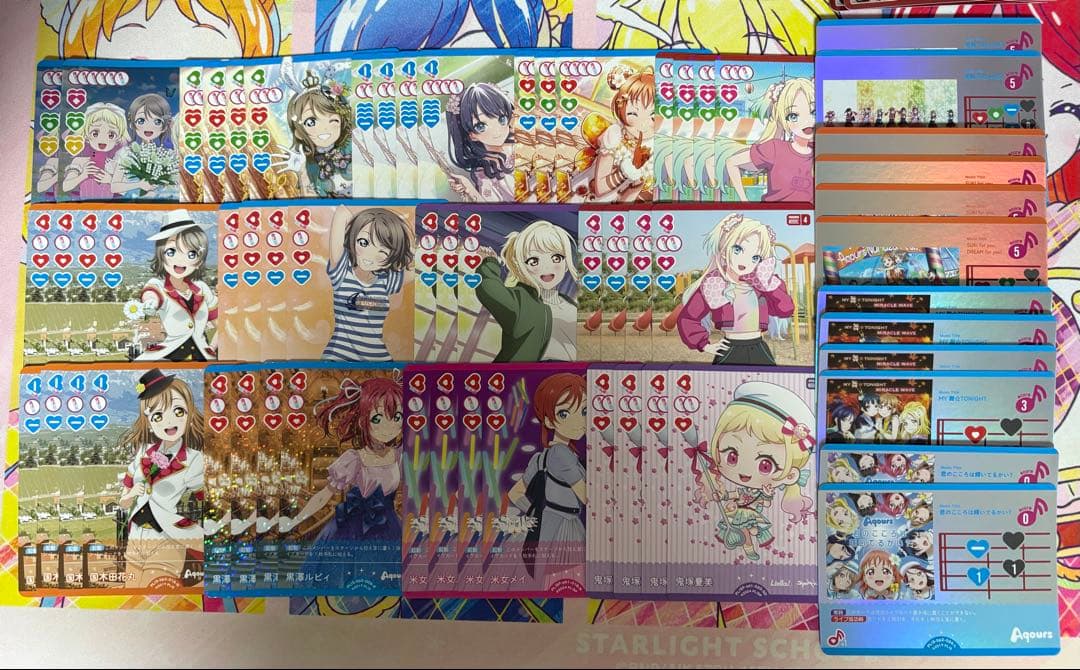 ラブカ Aqours三神デッキ 調整パーツ付き