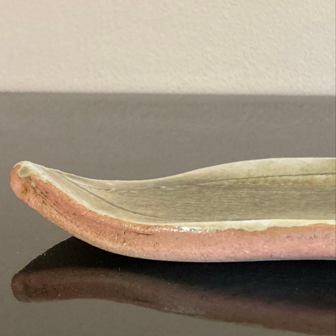 信楽焼 壺中窯 保庭楽入 茶道具 香立 太公望 笹舟香立 共箱・共布・栞付き