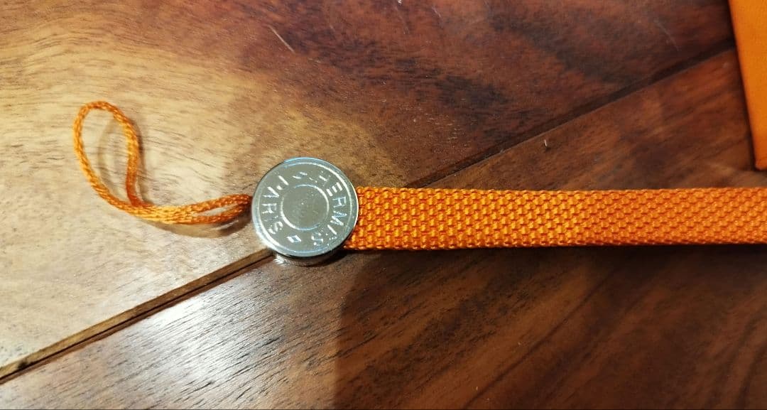 HERMES オレンジ ストラップ 箱付き