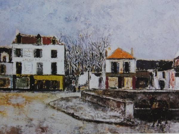 Maurice Utrillo、LA PLACE、海外版超希少レゾネ、新品額付