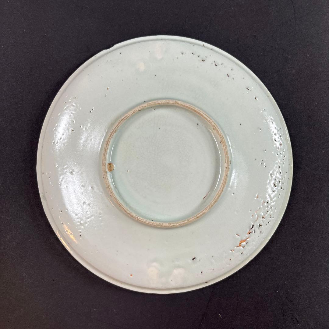 46 タナカ様　値下げ　伊万里　人物　山水　染付　皿　飾り皿