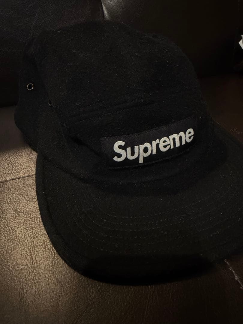 Supreme ブラックキャップ バックル式