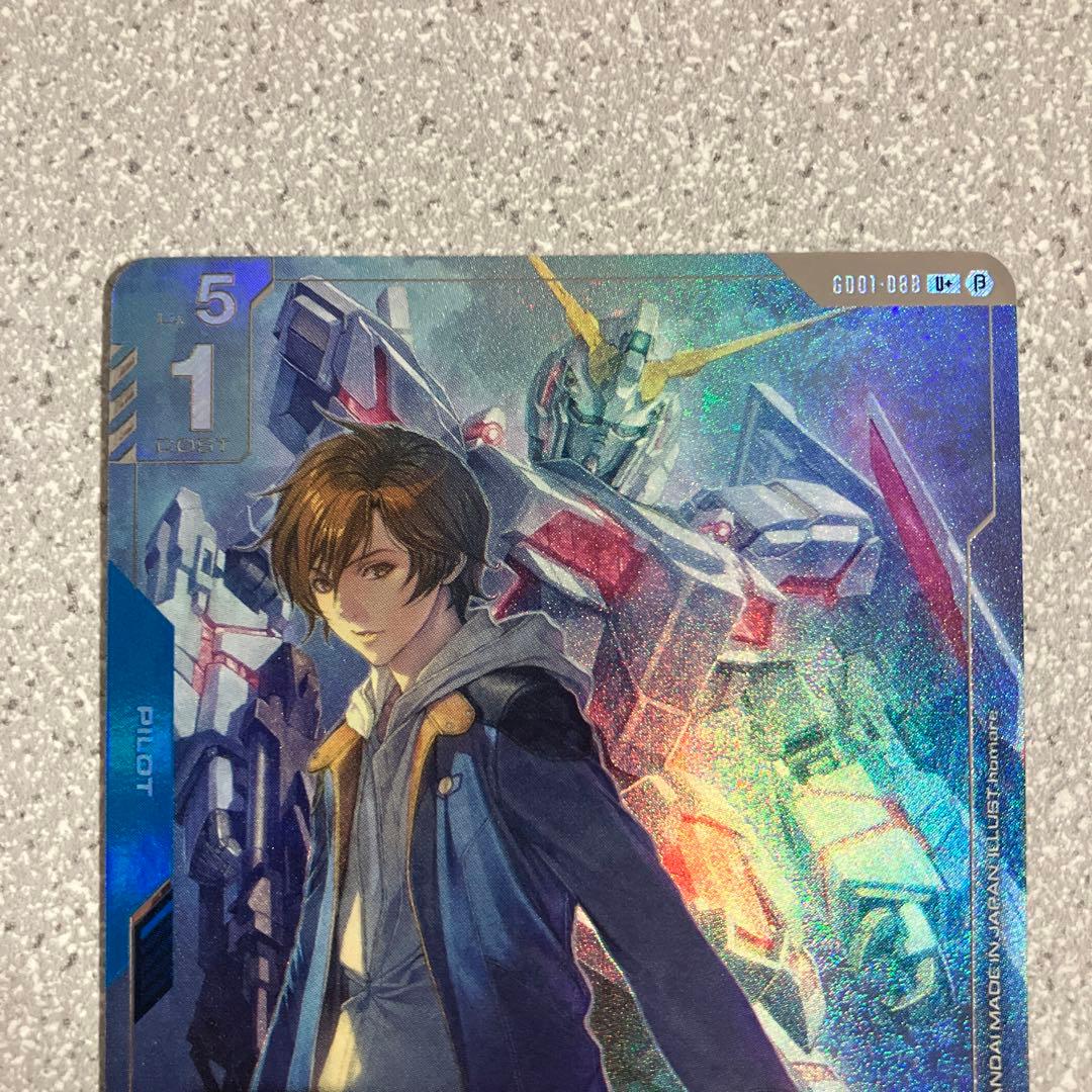 ☆ガンダムカードゲーム☆バナージ・リンクス☆パラレル☆未使用☆β版☆