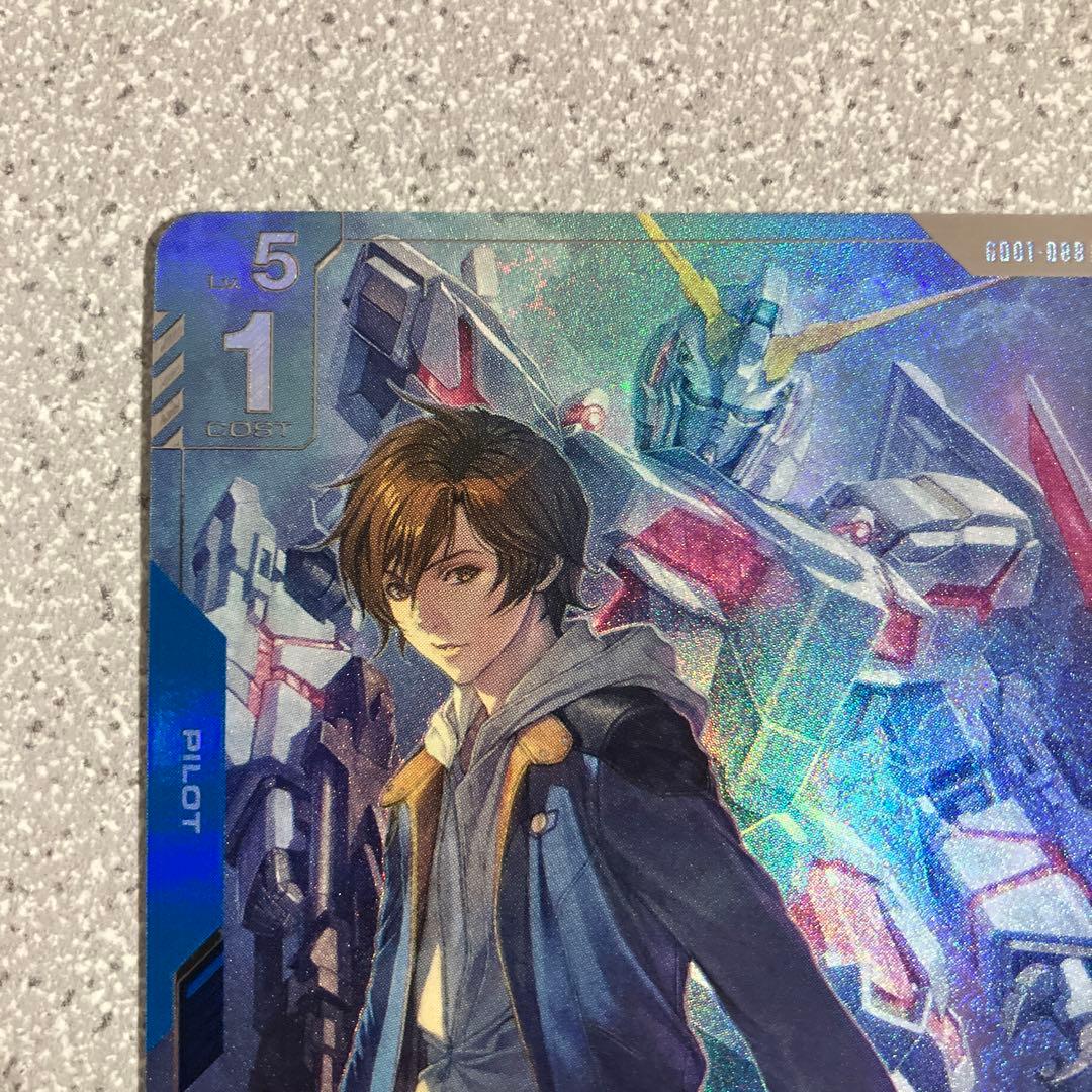 ☆ガンダムカードゲーム☆バナージ・リンクス☆パラレル☆未使用☆β版☆