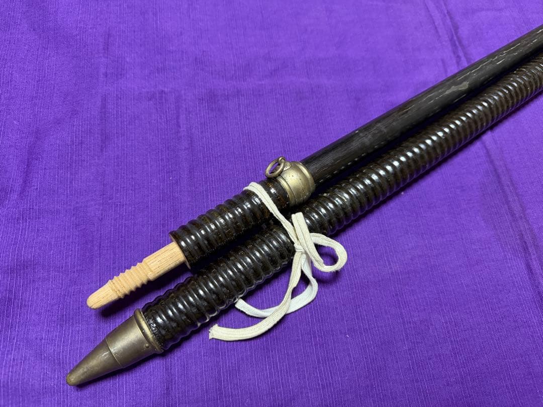 素槍　模造槍　居合刀　202センチ（日本刀装具小柄小刀笄拵目貫鐔鍔薙刀長巻十手