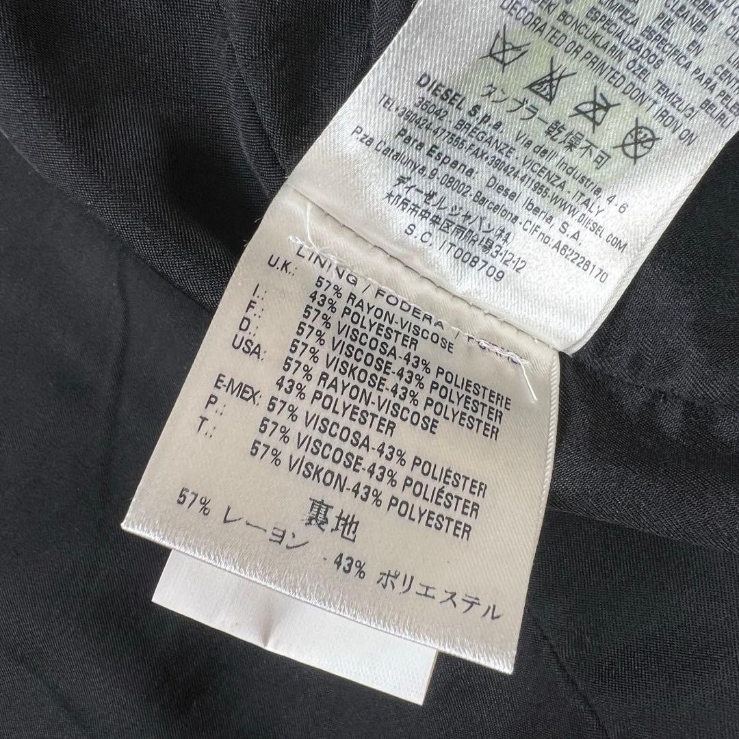 ジャケット・アウター DIESEL BLACK GOLD leather riders jacket