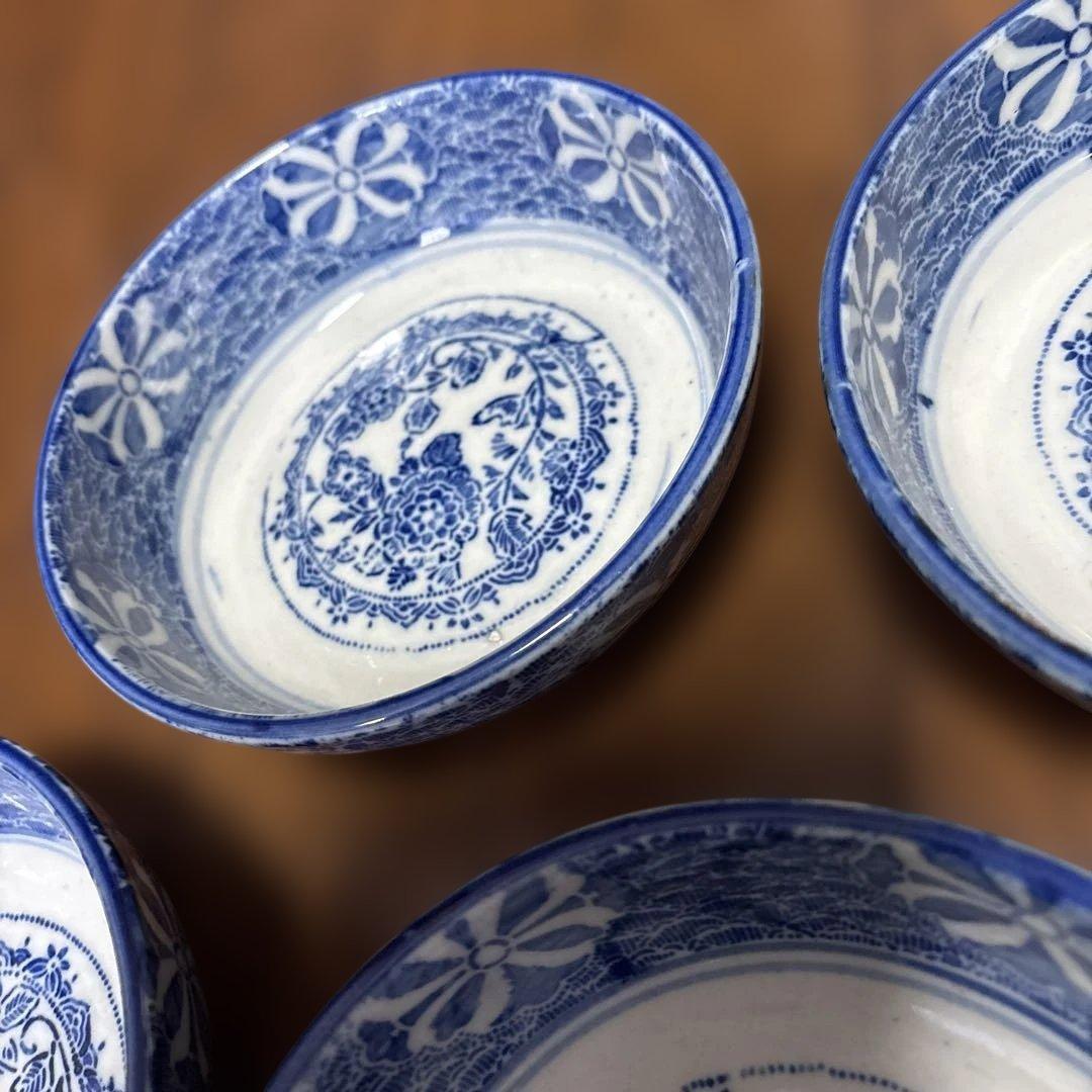 明治　印判の大きめなます皿（鉢）　骨董のある暮らし