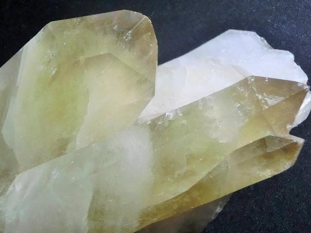 【非加熱 シトリン 】クラスター ナチュラル 原石 タントリックツイン