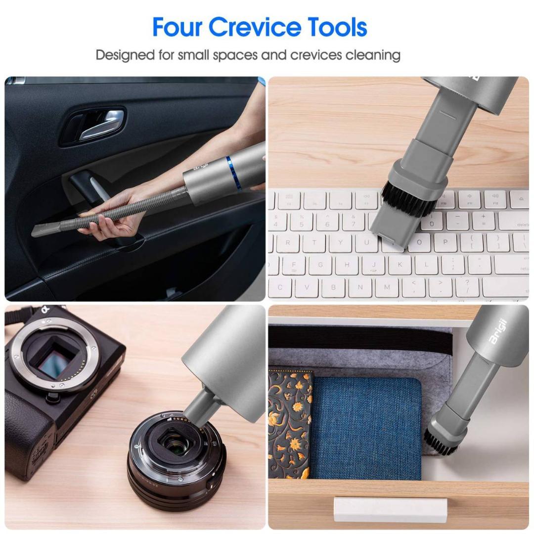 USB充電式ミニ掃除機 ハンドポンプ付き