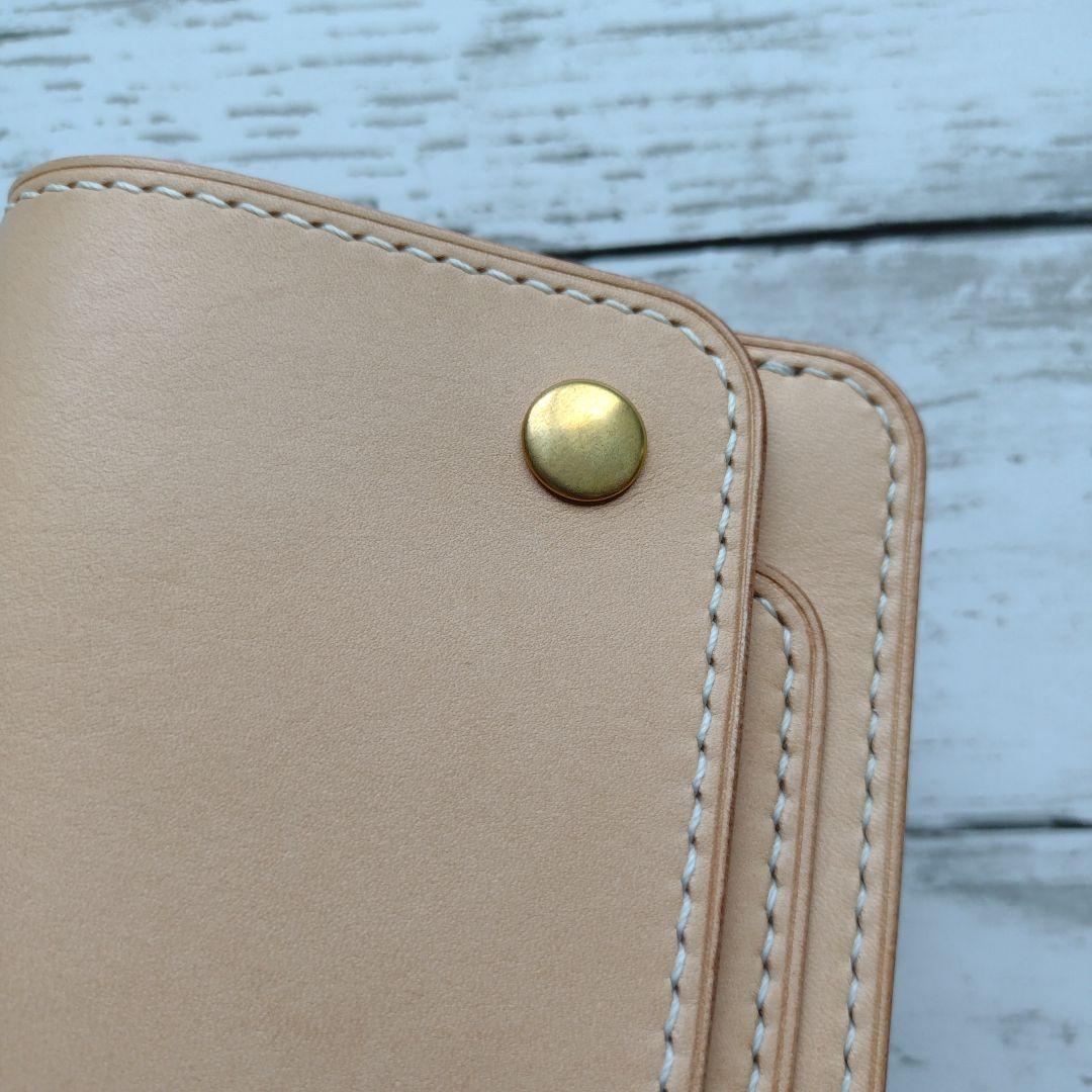 3層　ミドルトラッカー　ウォレット　イタリアンレザー