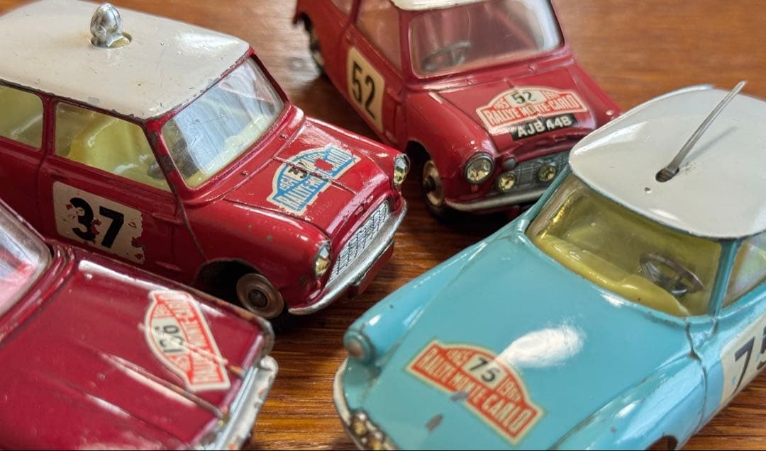 当時物コーギーcorgi toysモンテカルロカーセット中古品ローバーミニbmc