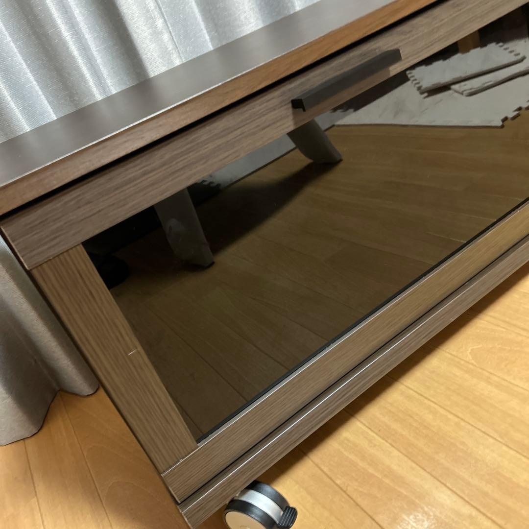 ニトリ　テレビ台　木目調　ブラウン　ローボード　ダイス　120cm