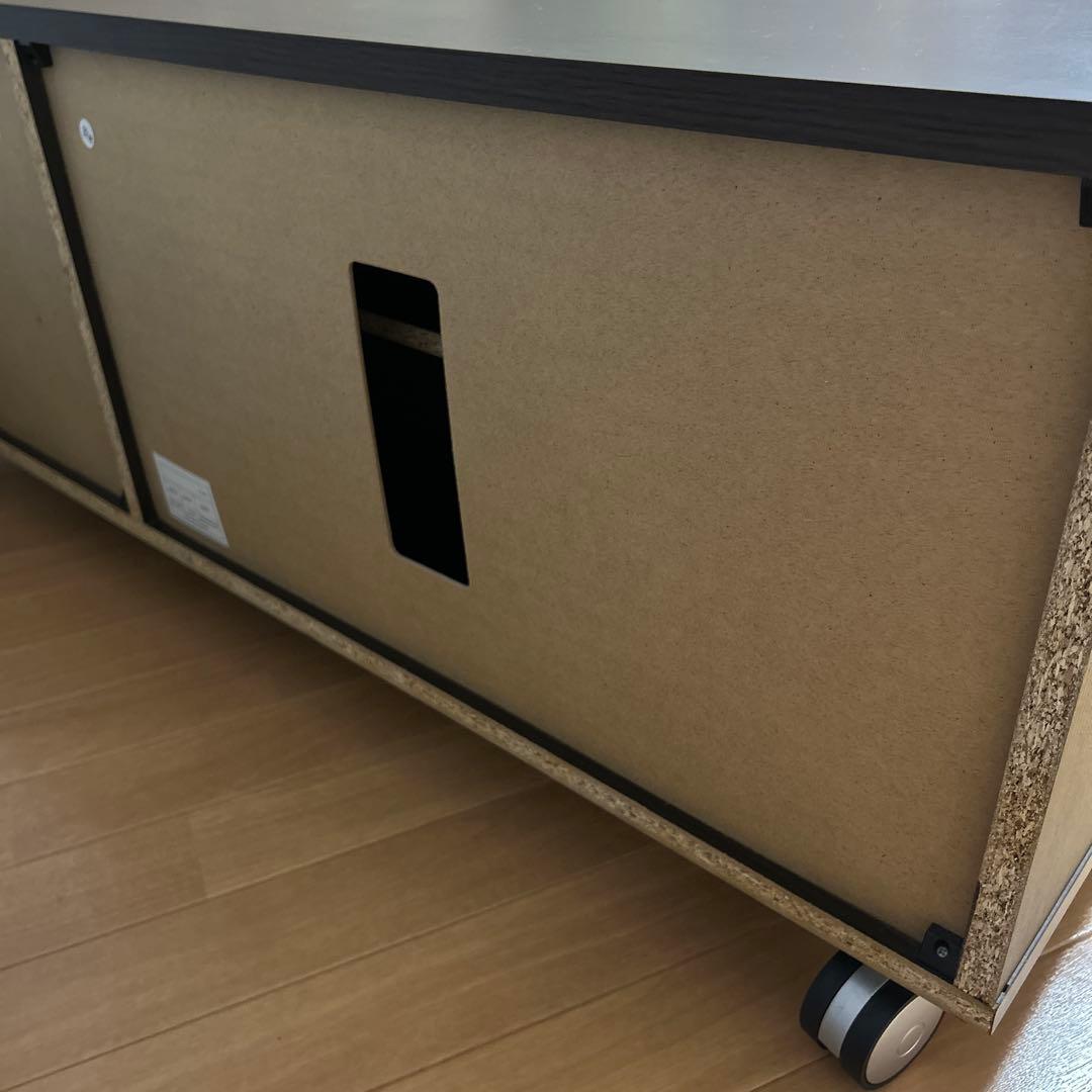 ニトリ　テレビ台　木目調　ブラウン　ローボード　ダイス　120cm