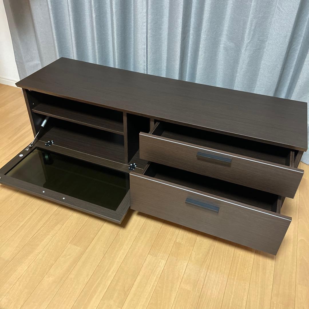 ニトリ　テレビ台　木目調　ブラウン　ローボード　ダイス　120cm