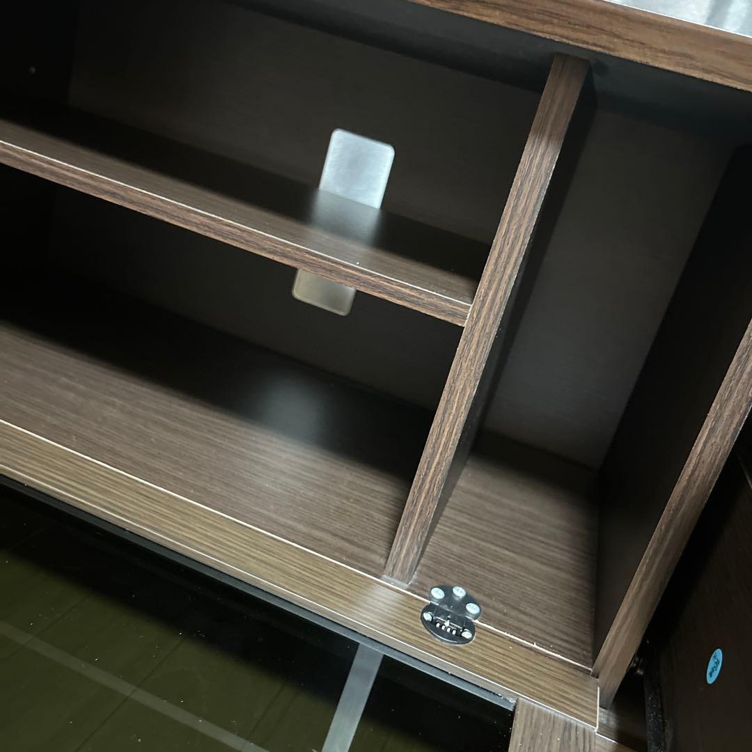 ニトリ　テレビ台　木目調　ブラウン　ローボード　ダイス　120cm