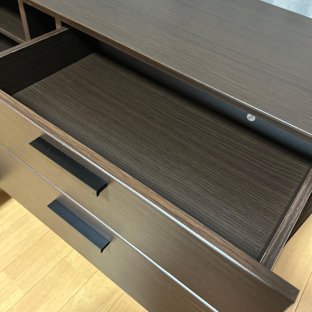 ニトリ　テレビ台　木目調　ブラウン　ローボード　ダイス　120cm