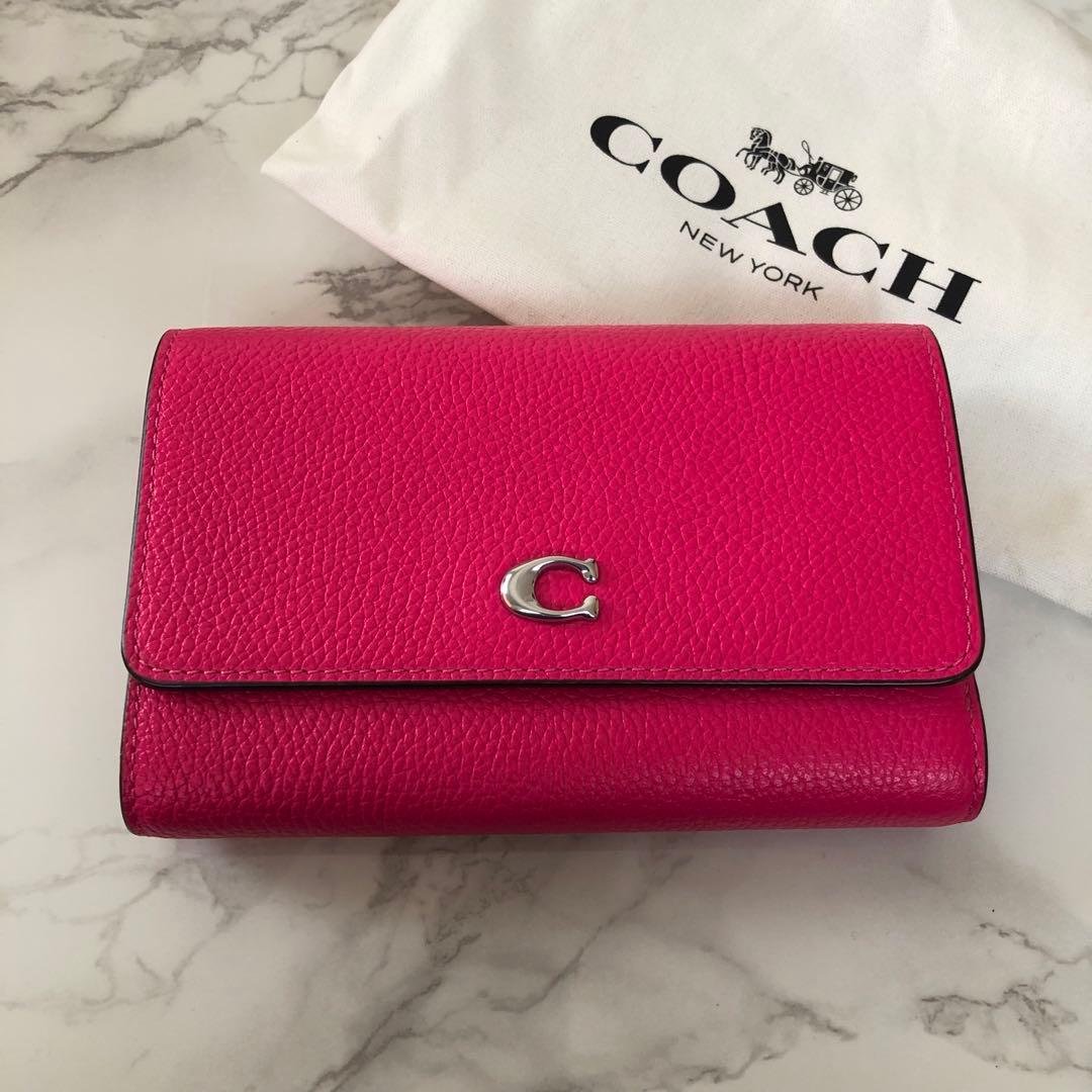 完売品！新品未使用 コーチ COACH 折り財布 ピンク