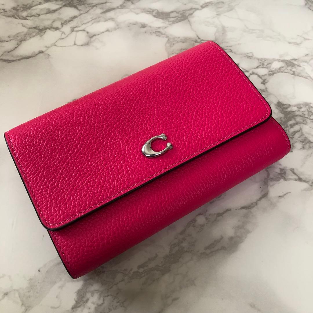完売品！新品未使用 コーチ COACH 折り財布 ピンク