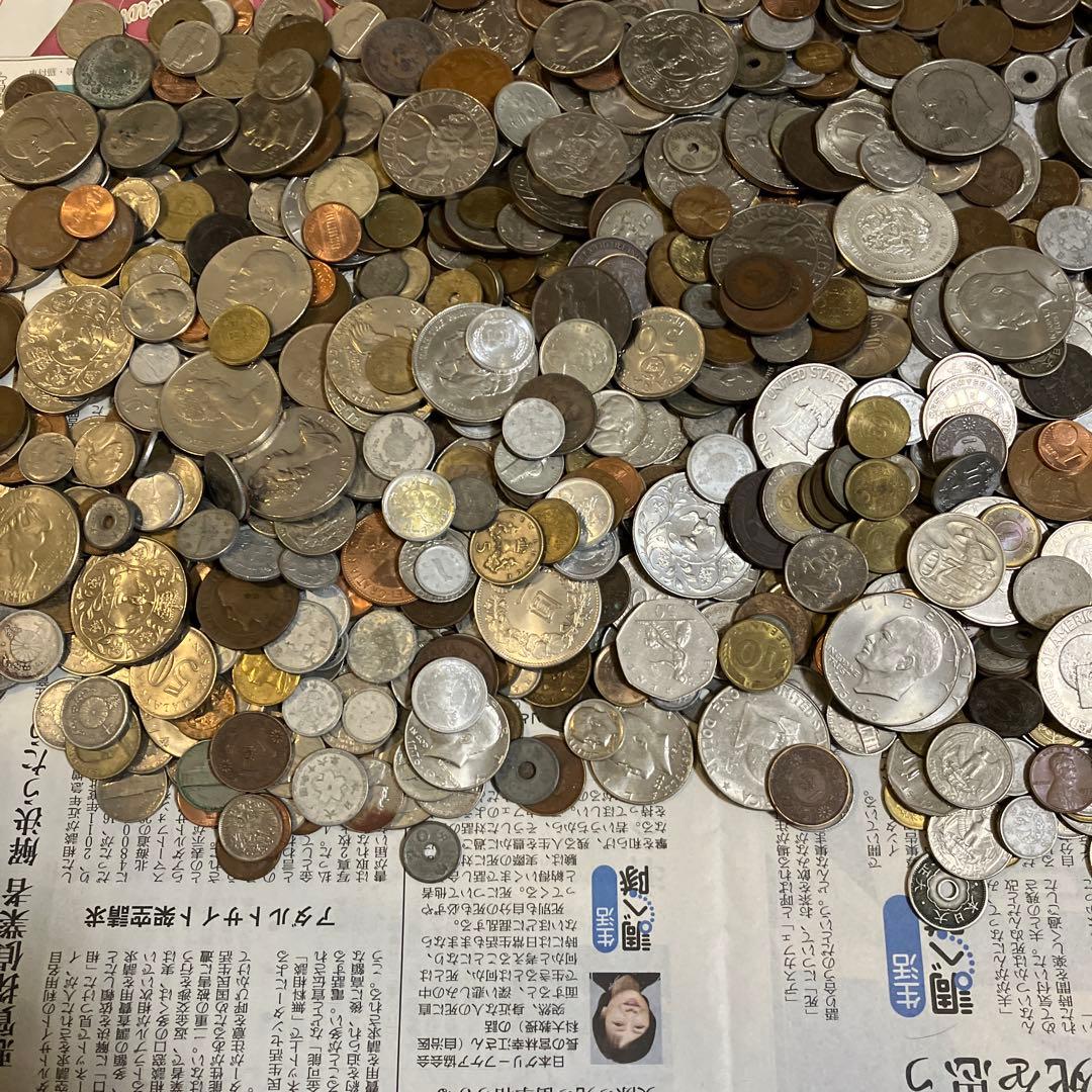 外国　日本古銭　まとめ売り　約6.3kg