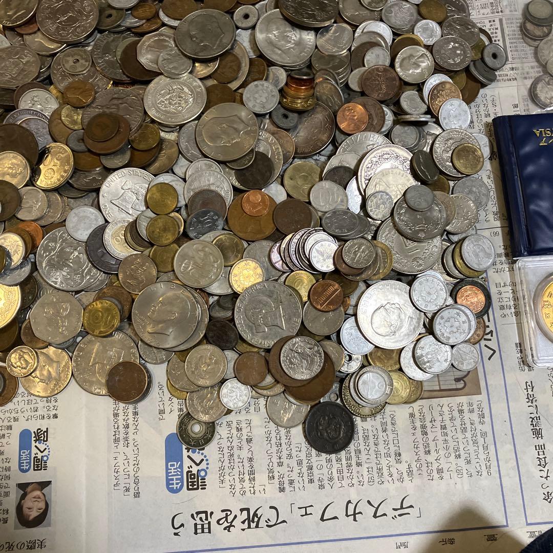 外国　日本古銭　まとめ売り　約6.3kg