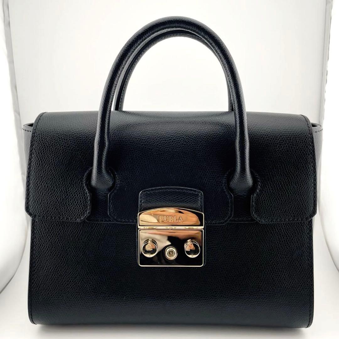 専用！FURLA フルラ 2WAY メトロポリス サッチェルバック