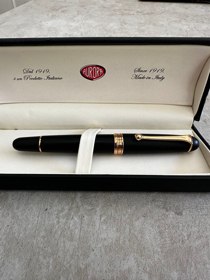 AURORA 88 オタントット万年筆 サテンブラック