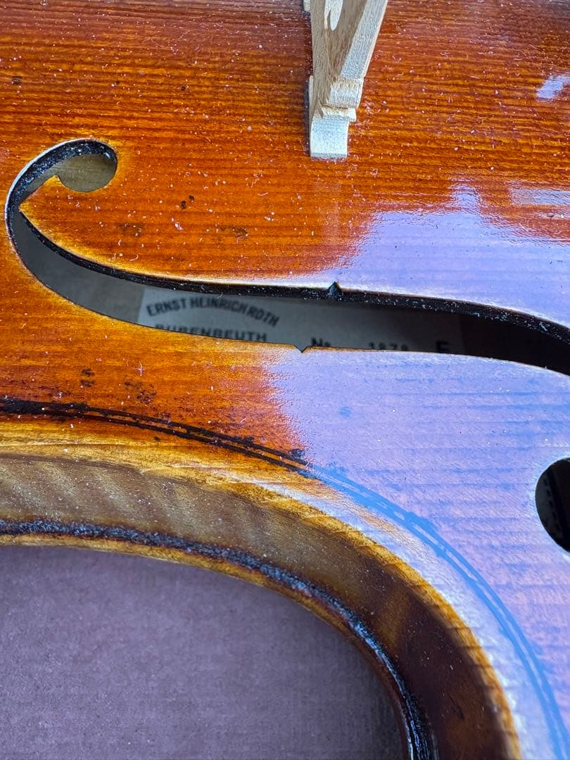 弦楽器 ernst heinrich roth 1991 #72