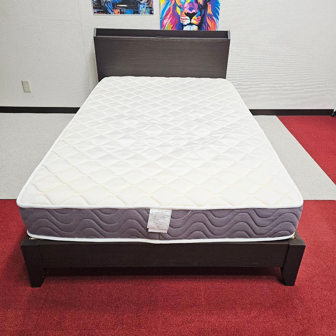 セミダブルベッド+マットレス semi-double 東京23区への無料配送