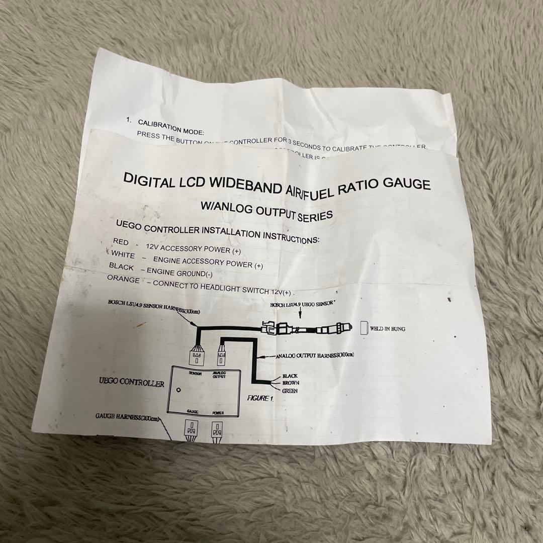 オートゲージ　空燃比計　WIDE BAND A/F METER