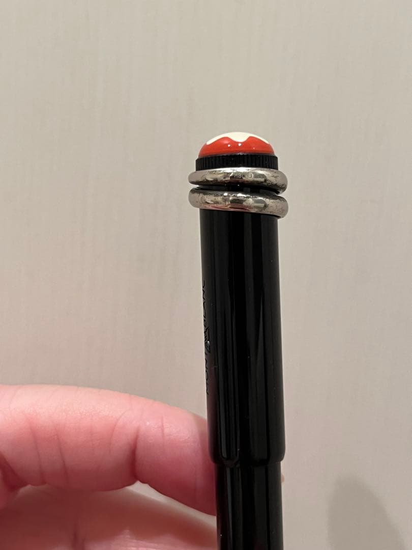 【美品】モンブラン ヘリテイジ ルージュ＆ノワール・ボールペン