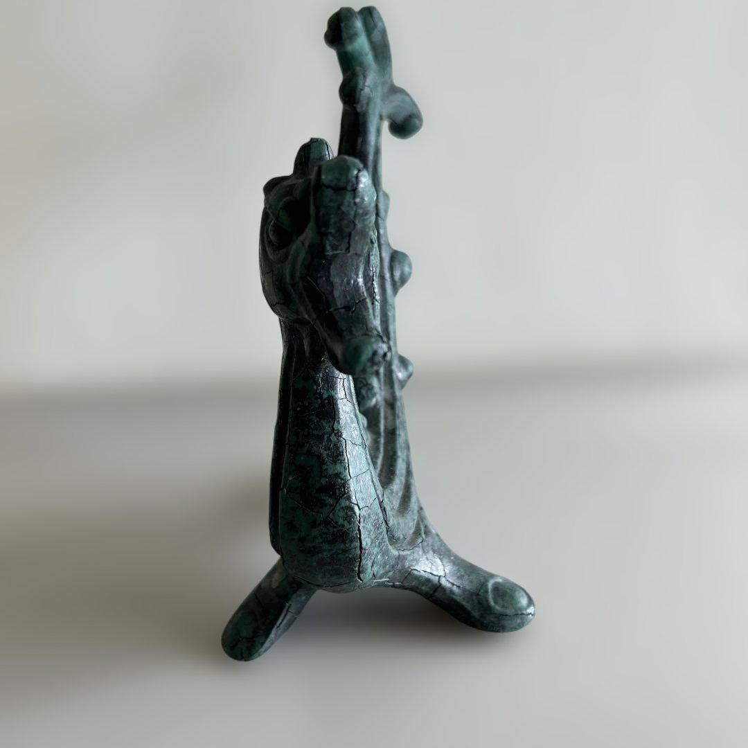 中国 古美術 鋳物 金属工芸 華龍 置物 龍置物 竜置物