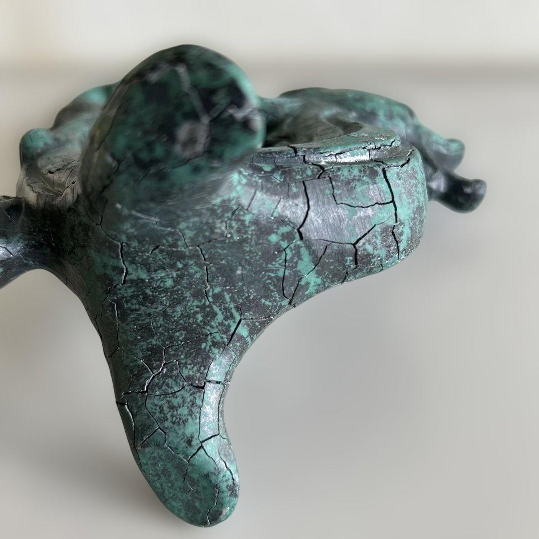 中国 古美術 鋳物 金属工芸 華龍 置物 龍置物 竜置物