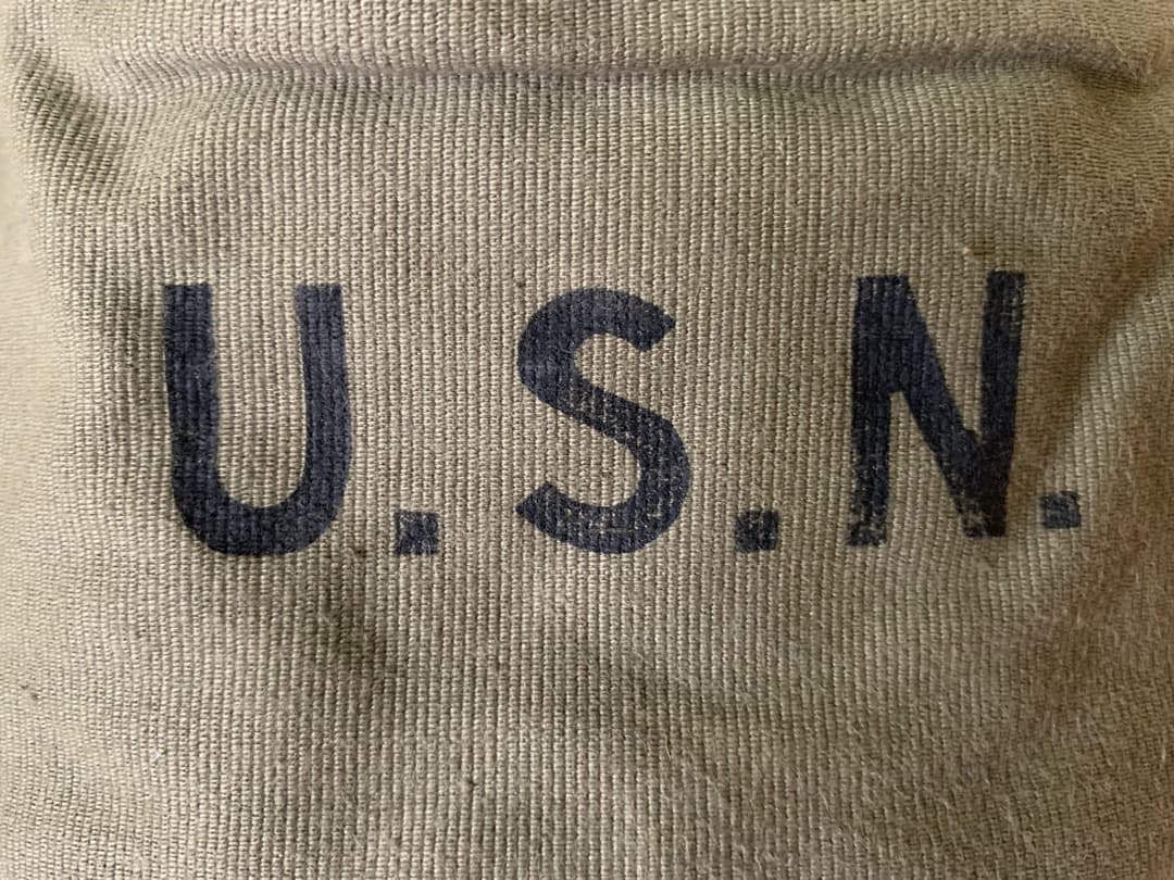 1940s 未使用 デッドストック 米軍 実物 USN デッキキャップ ④